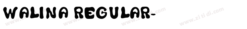Walina Regular字体转换